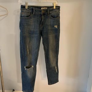 DL cropped denim jeans